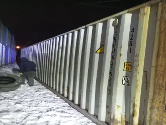 Контейнер морской, 40 футов DC, Б/У (cтандартный, высота 2,6 метра) Контейнер морской, 40 футов DC, Б/У (cтандартный, высота 2,6 метра)