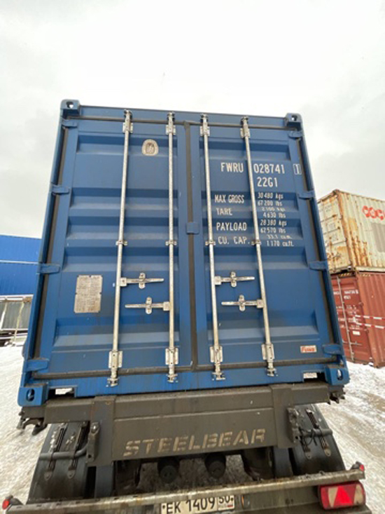 Контейнер 20 футов Dry Cube - One way (стандартный), артикул WSXYUTYORT