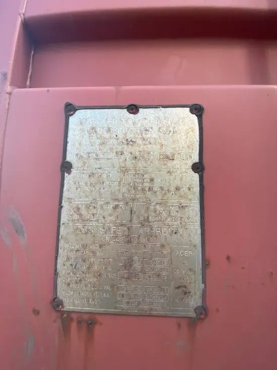 Контейнер морской40 футов НC (Высокий), артикул FCIU8760416