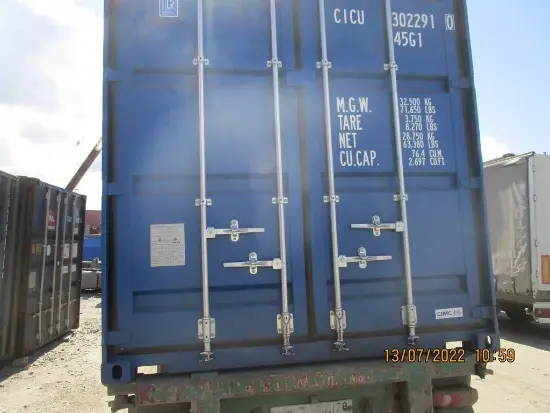 Контейнер грузовой, морской, IICL - 40 футов HC (высокий), артикул XSOOPWVQNO