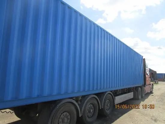 Морской контейнер, новый, сделал один рейс, 40 футов HC (высокий), артикул GSRPPQBTQY